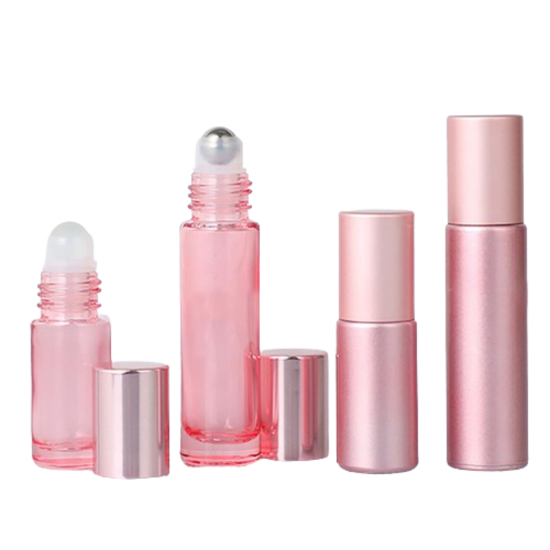 Attar Oil Roll On - 5/10ml Pink Glass Roll On Bottle
