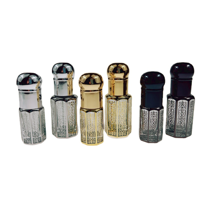 Attar Oil Roll On - 3ML 6ML Gold Roll on Glass