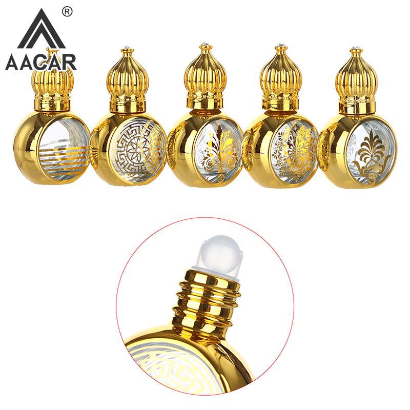 1pc 10ml Gold Arabic Crystal E - Attar Oil Roll On recension och pris