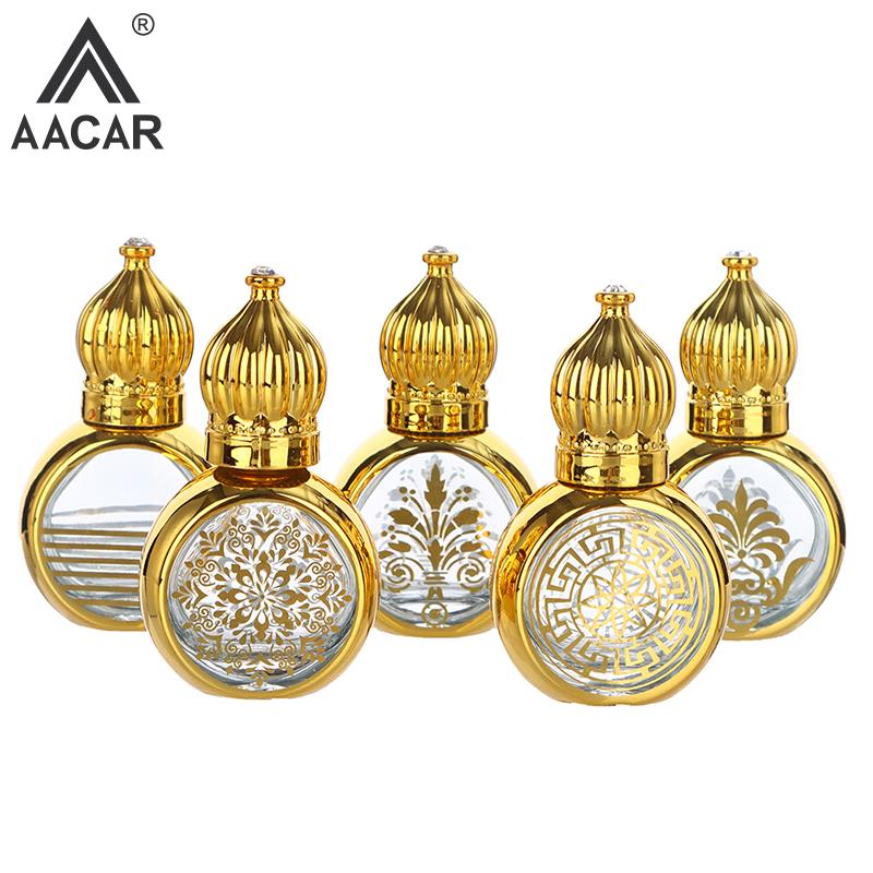 1pc 10ml Gold Arabic Crystal E - Attar Oil Roll On recension och pris