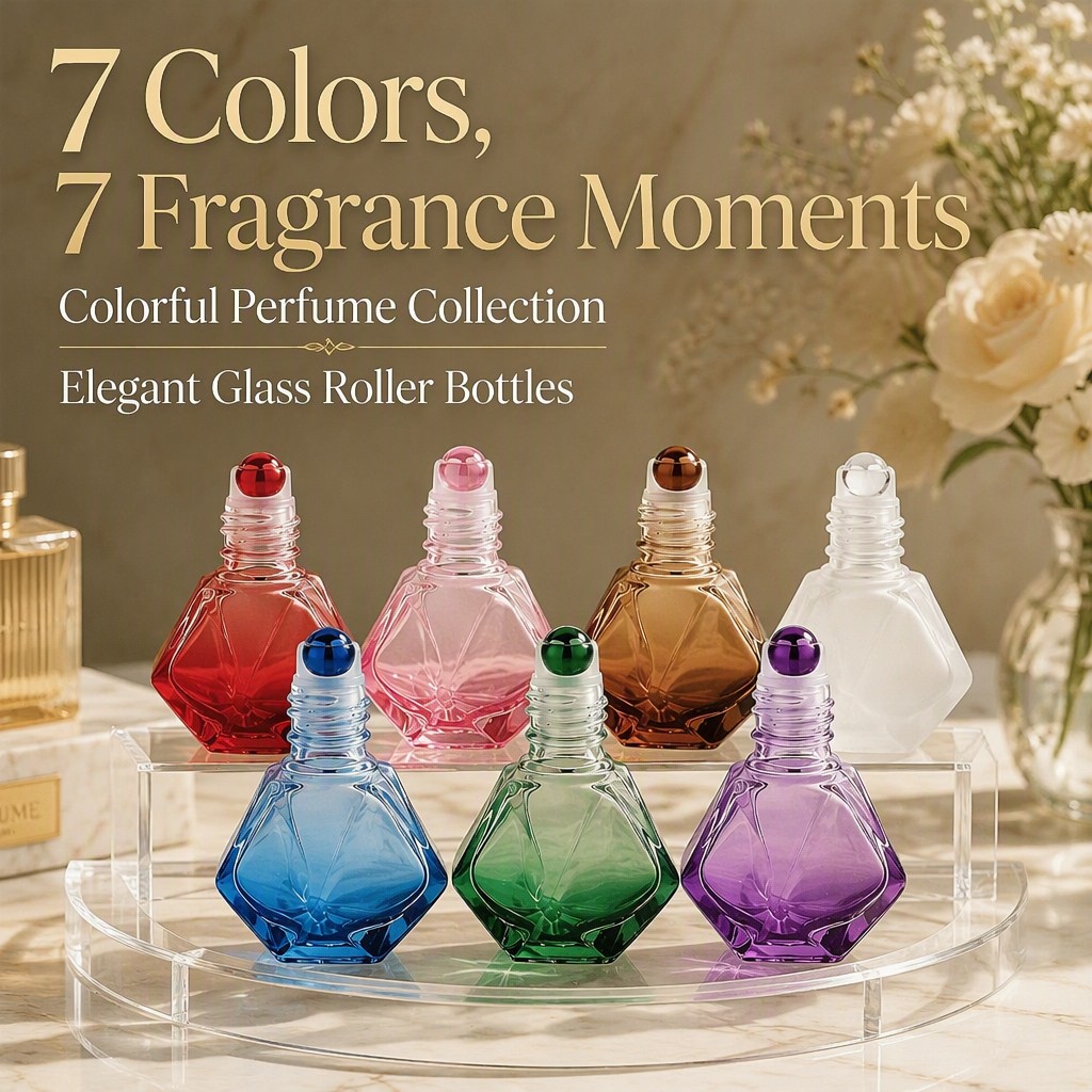 7ml Empty Diamond-Shaped Color - Attar Oil Roll On recension och pris