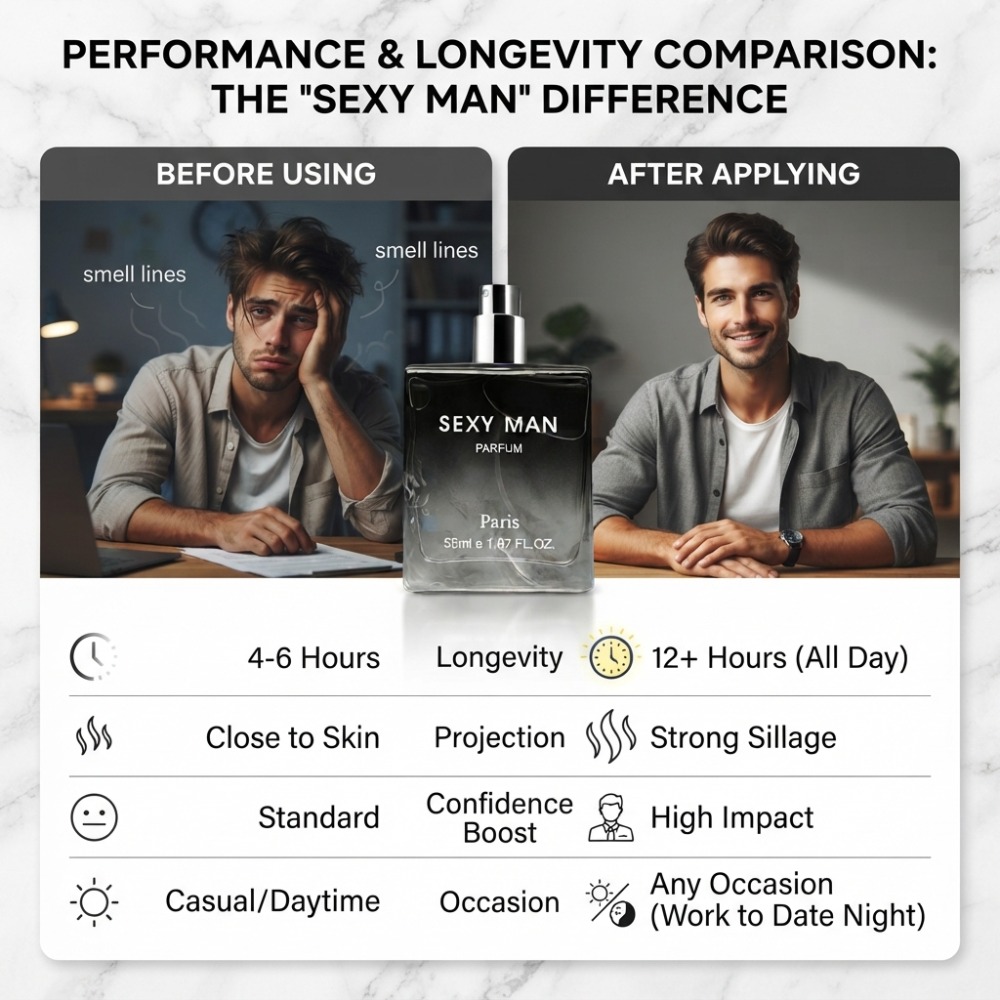 55ML Sexy Man Perfume Long-las - Perfume Fragrance Brands recension och pris