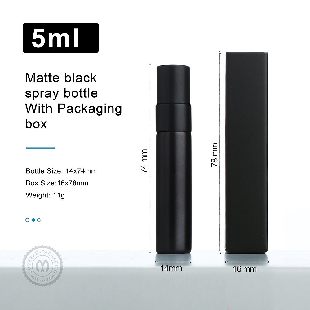 50/100pcs 5ml Matte Black Perf - Perfume Decant Sample recension och pris