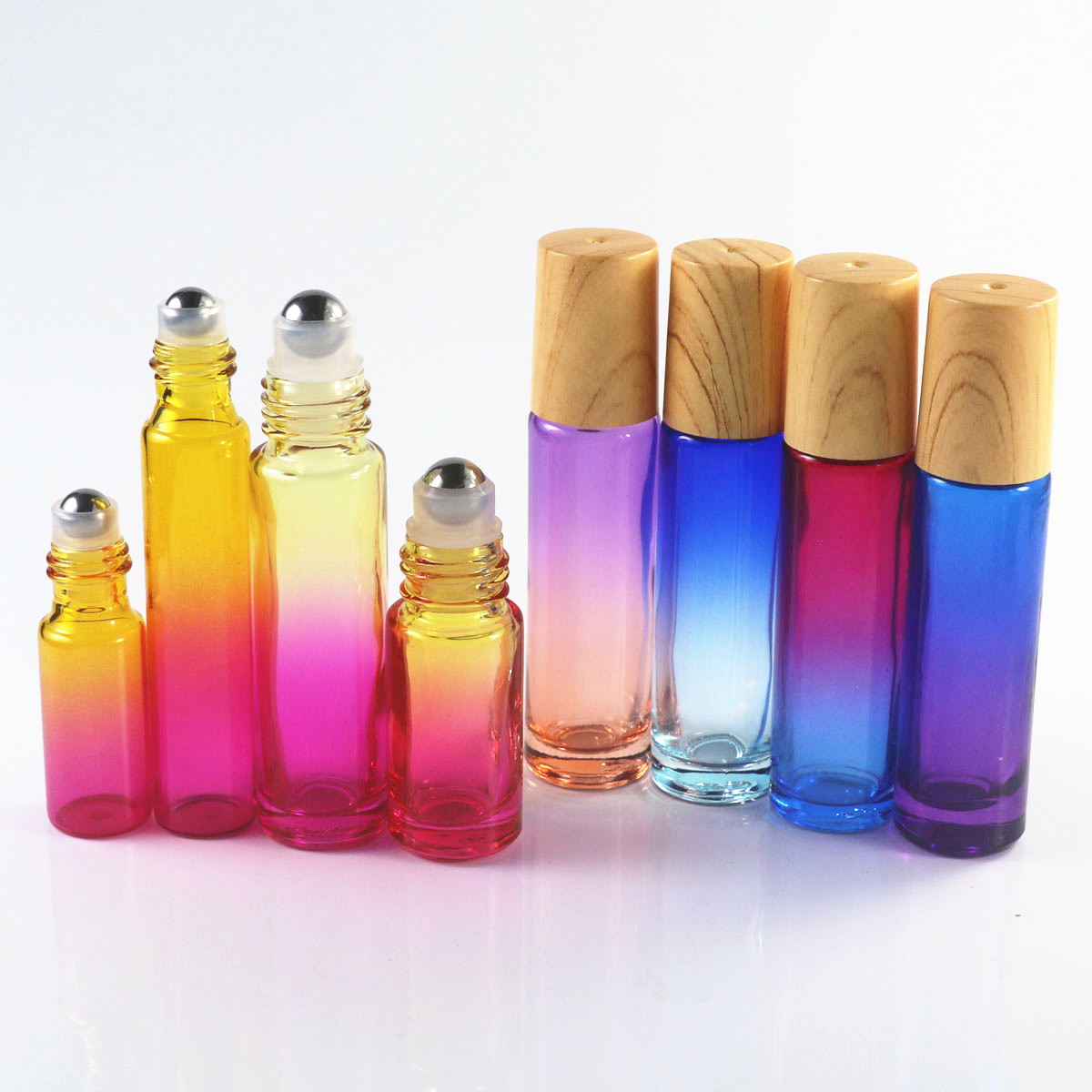 5X 10X Empty Glass Roll on Bot - Attar Oil Roll On recension och pris