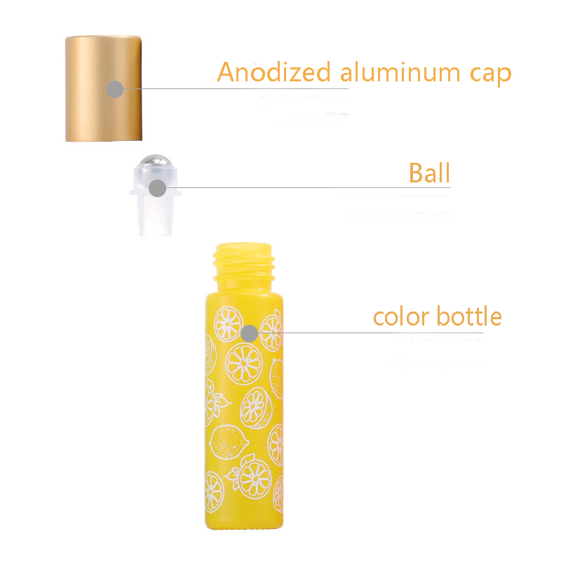 6X 12X 10ML Macaron Glass Roll - Attar Oil Roll On recension och pris