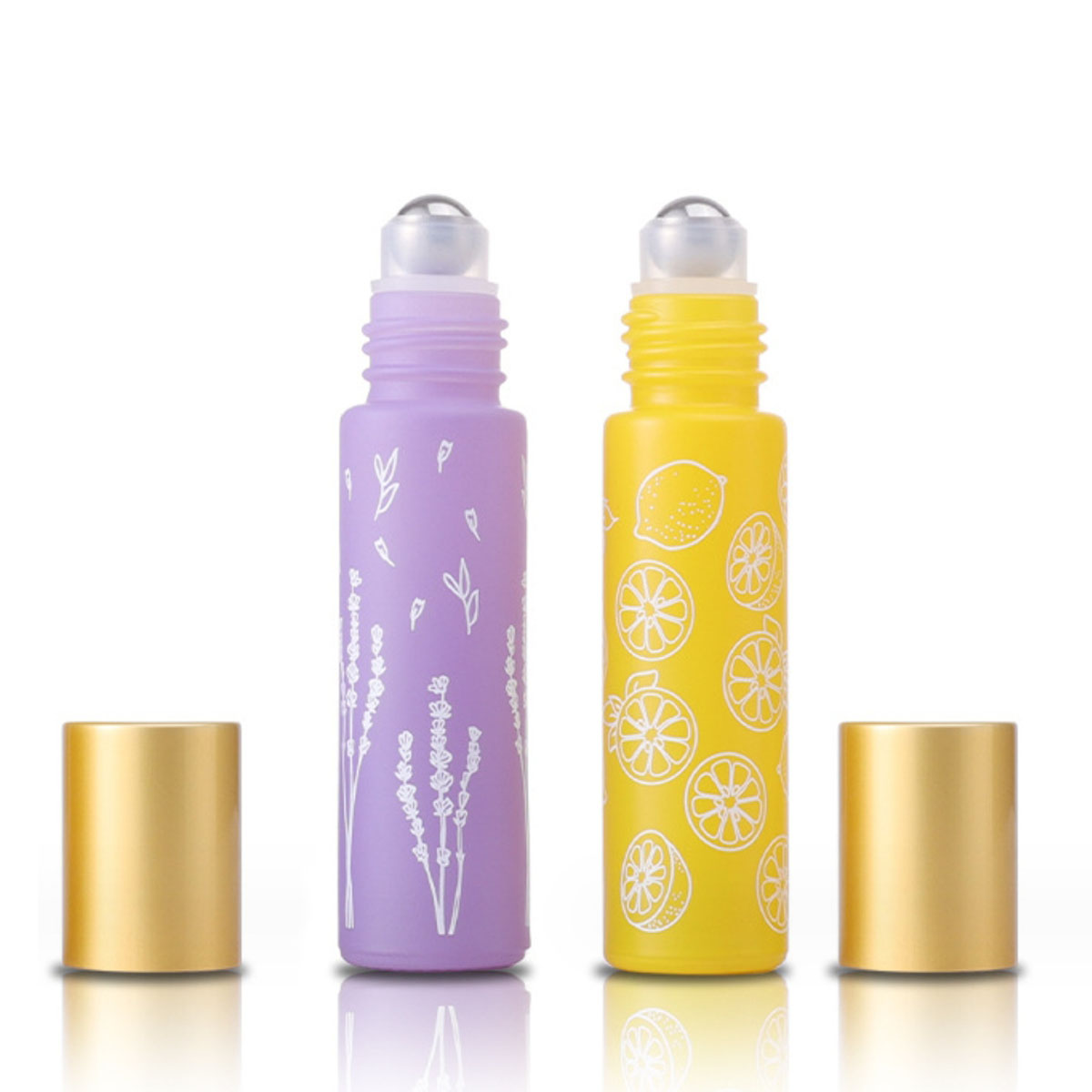 6X 12X 10ML Macaron Glass Roll - Attar Oil Roll On recension och pris
