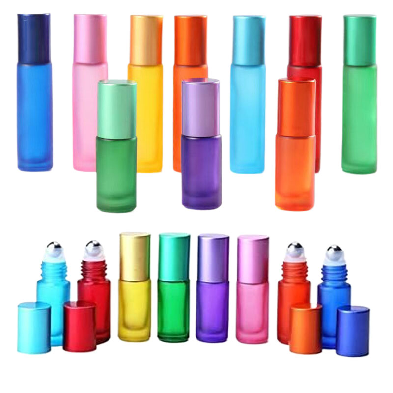 5Pcs 5ml 10ml Portable Frosted - Attar Oil Roll On recension och pris