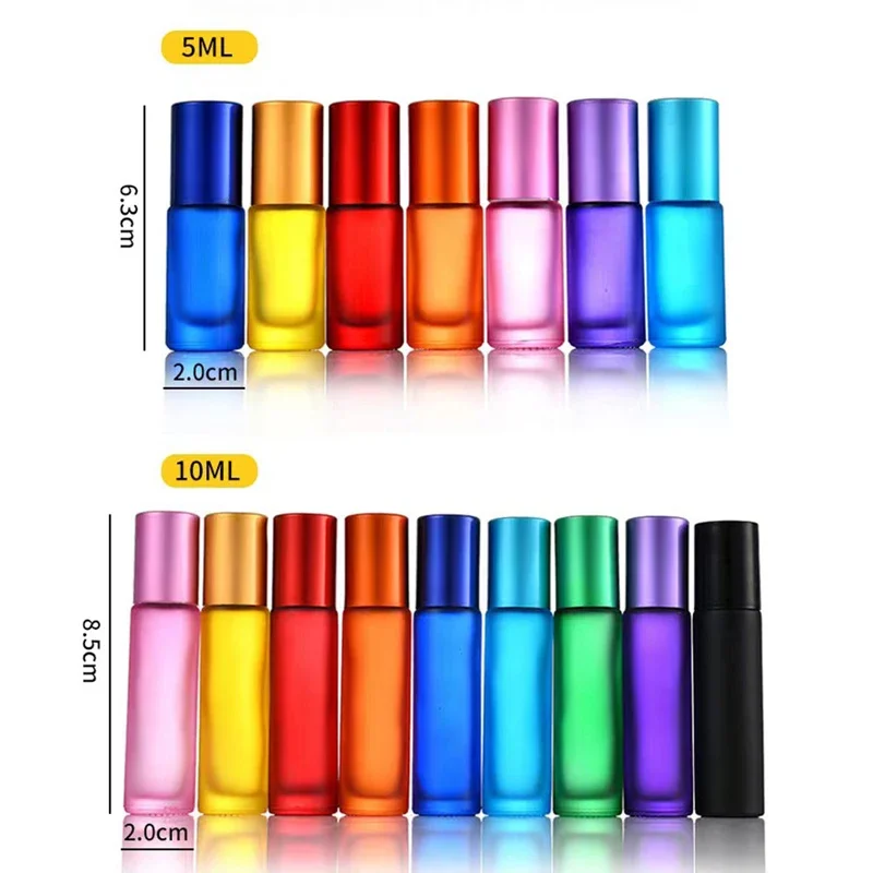 5Pcs 5ml 10ml Portable Frosted - Attar Oil Roll On recension och pris
