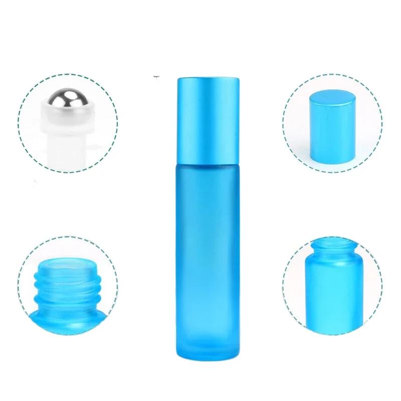 5Pcs 5ml 10ml Portable Frosted - Attar Oil Roll On recension och pris