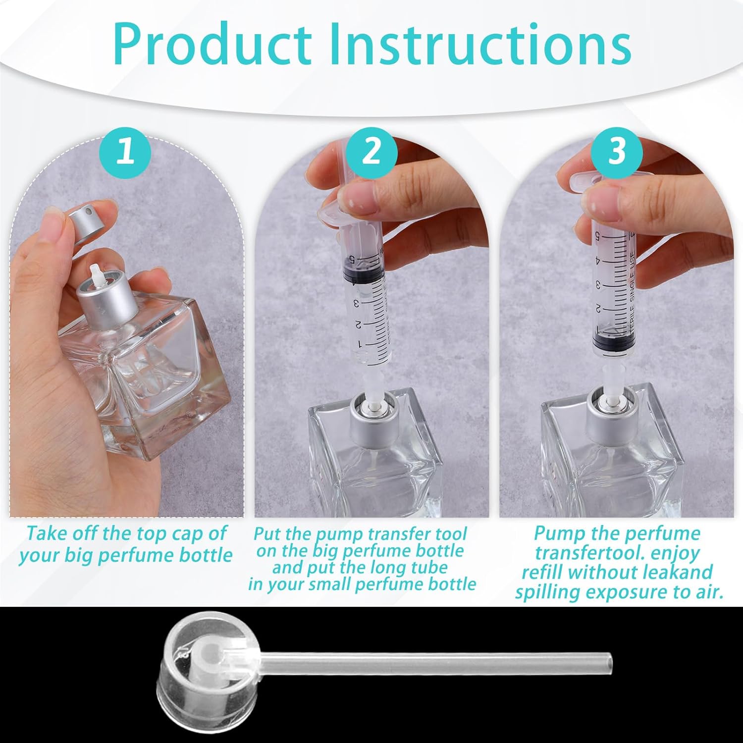 40Pcs/8Pcs Perfume Refill Pump - Perfume Decant Sample recension och pris