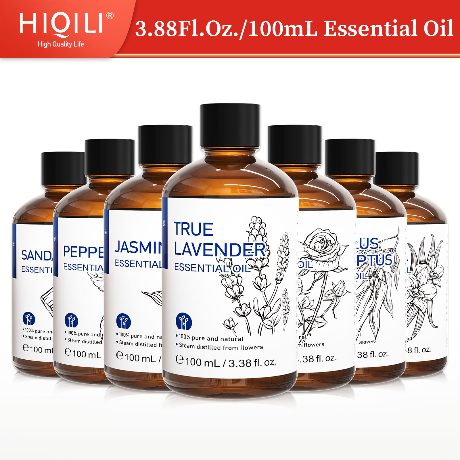 HIQILI 100% Natural,100mL Esse - Perfume Fragrance Oils For Candles recension och pris